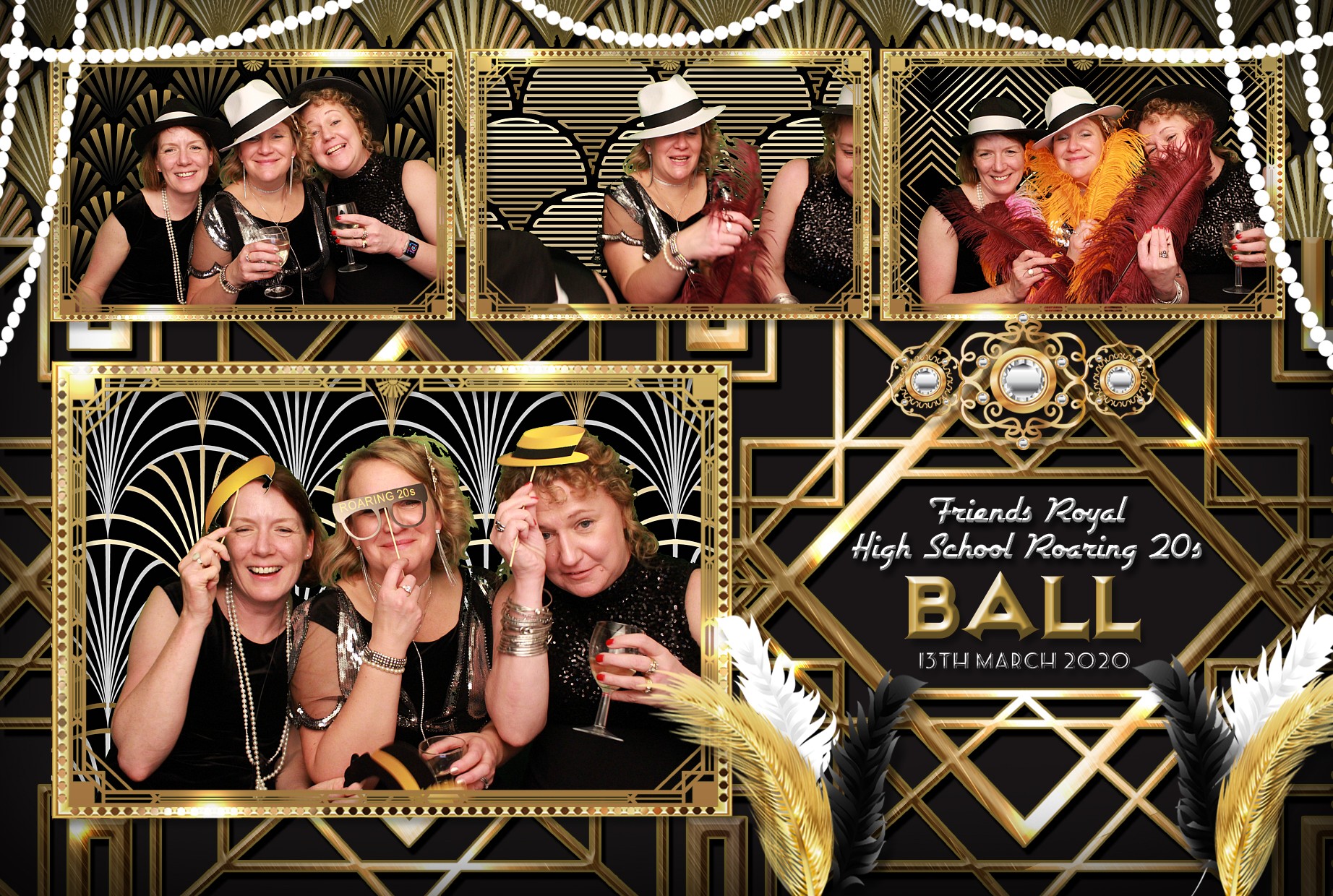 Friends Royal High School Roaring 20s Ball | View more photos from the event at gallery.myphotoboothexperience.co.uk/u/MyPhotoBoothExperienceLtd/Friends-Royal-High-School-Roaring-20s-Ball